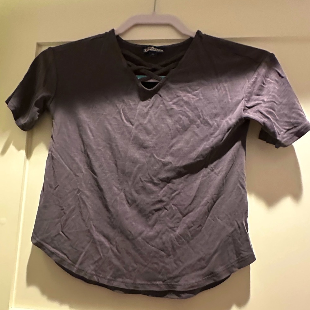 Freshman cross front top women’s size S